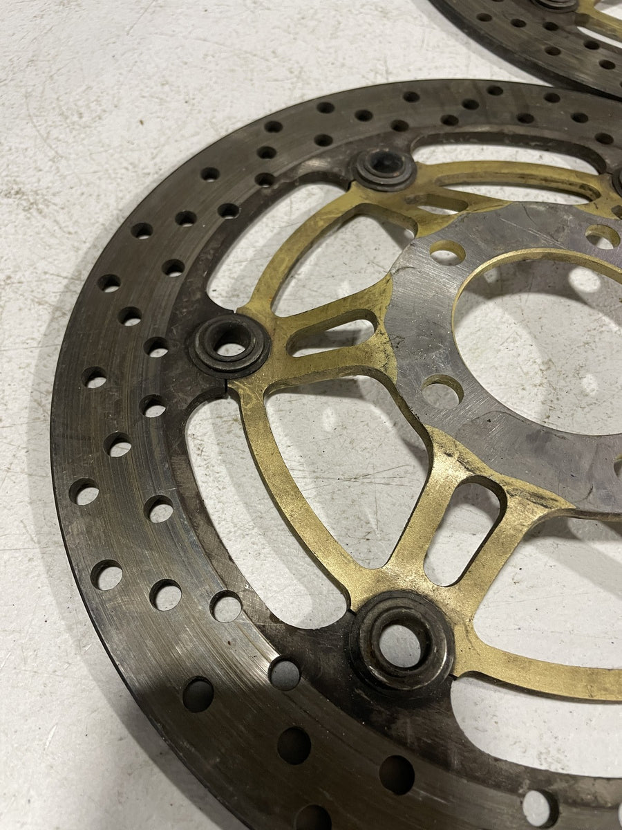 99-02 SUZUKI SV650 FRONT LEFT RIGHT BRAKE ROTORS DISCS
