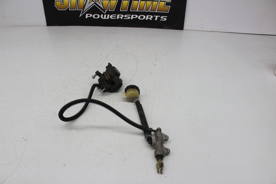 1998 KAWASAKI NINJA ZX7R ZX750P REAR BACK BRAKE MASTER CYLINDER W RESERVOIR