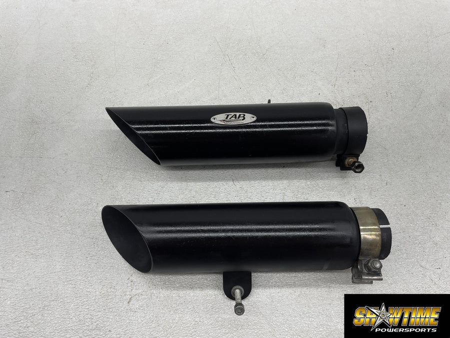 06-07 HARLEY-DAVIDSON STREET ROD VRSCR TAB PERFORMANCE SLIP ON MUFFLERS PAIR