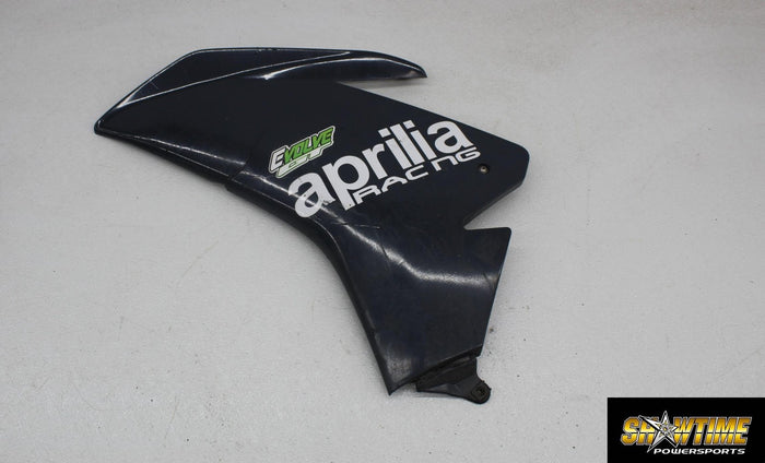 10-14 APRILIA RSV4 LEFT MID SIDE FAIRING COWL PLASTIC (SEE DESCP)