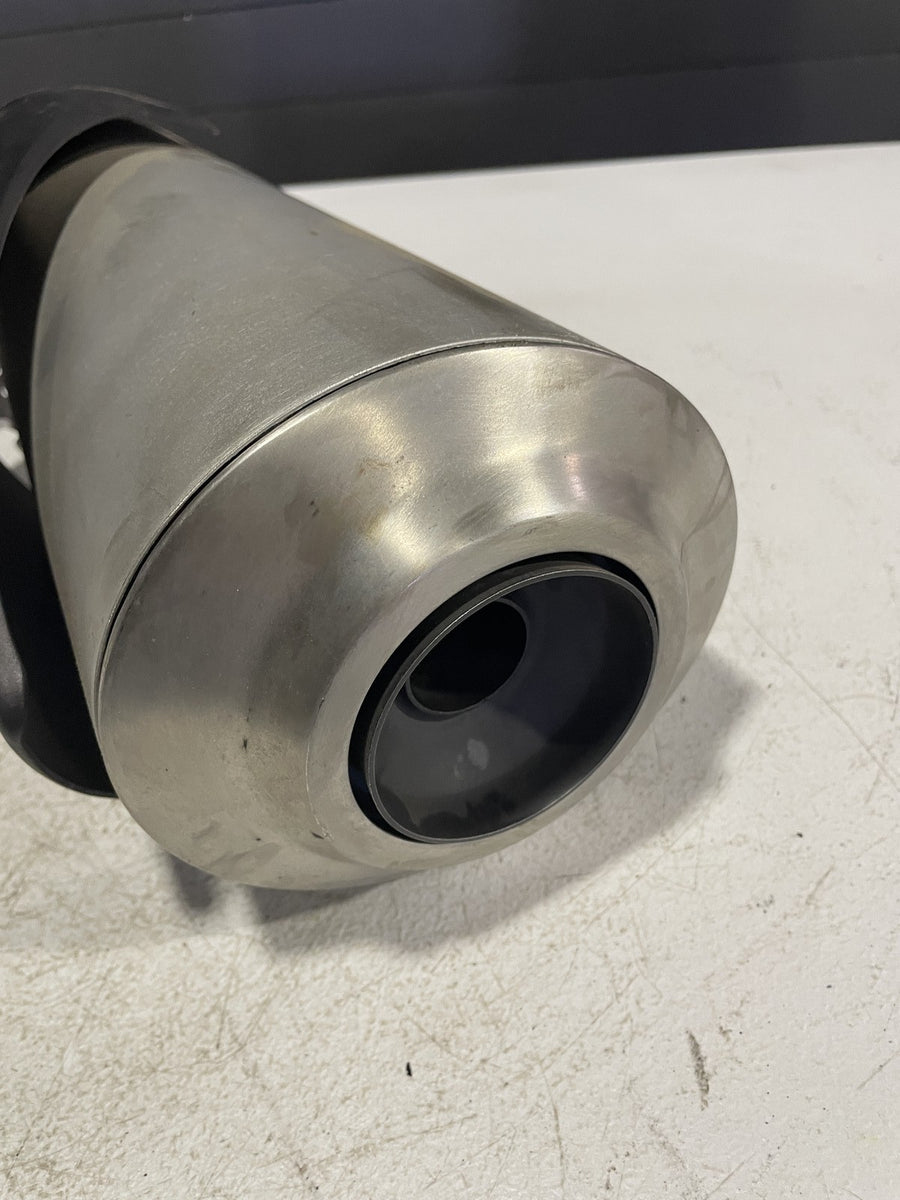 08-14 DUCATI MONSTER 696 RIGHT EXHAUST PIPE MUFFLER SLIP ON CAN SILENCER