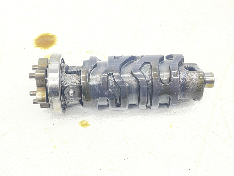 08-16 YAMAHA YZF R6 L ENGINE TRANSMISSION GEARS OUTPUT MAIN SHAFT DRUM