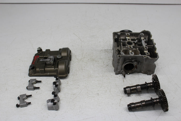 00-01 HONDA RVT1000R RC-51 ENGINE TOP END REAR CYLINDER HEAD CAMS VALVES COVER