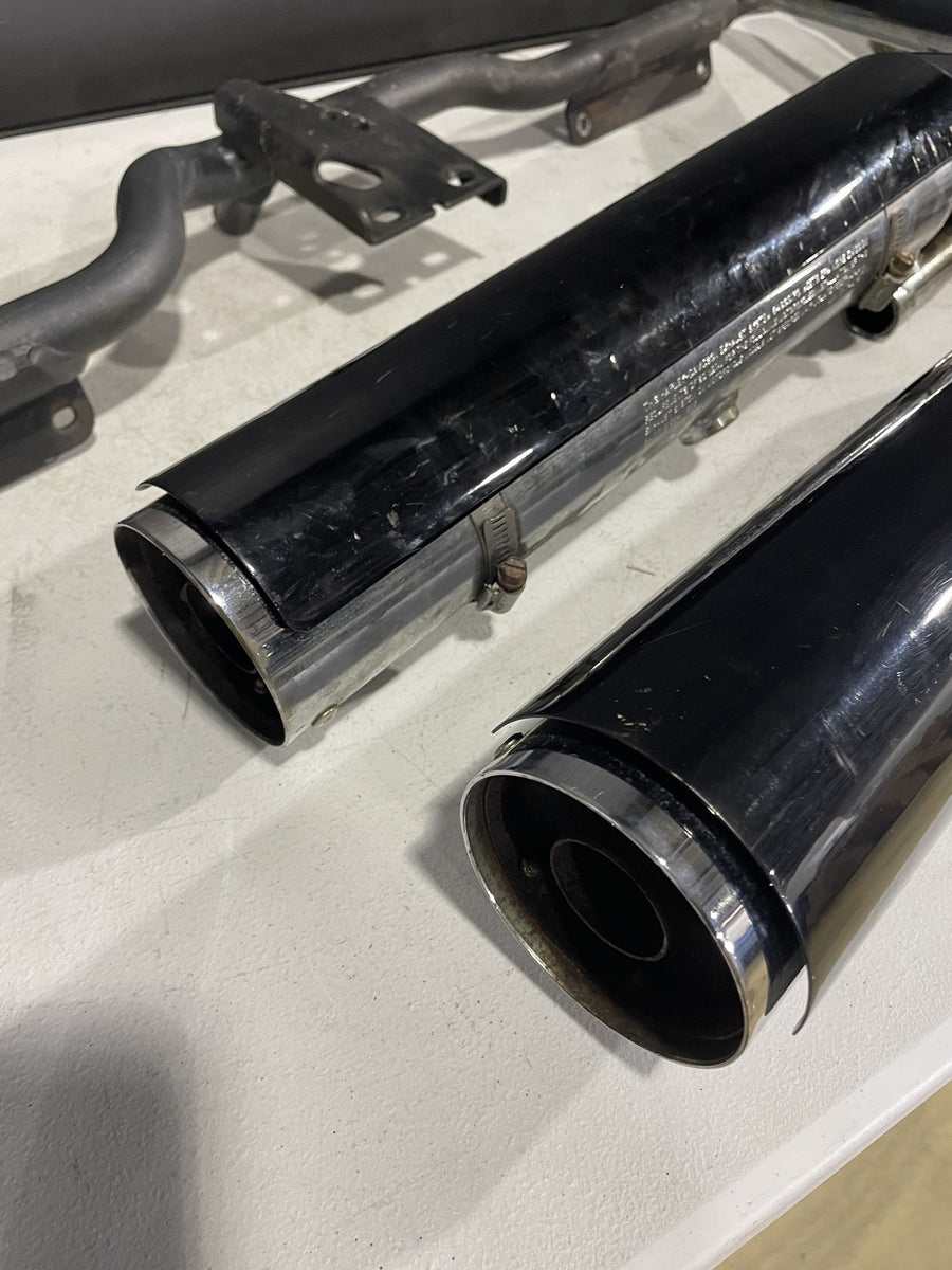 13-17 HARLEY-DAVIDSON SOFTAIL BREAKOUT MUFFLER EXHAUST SILENCER HEADERS SHIELDS