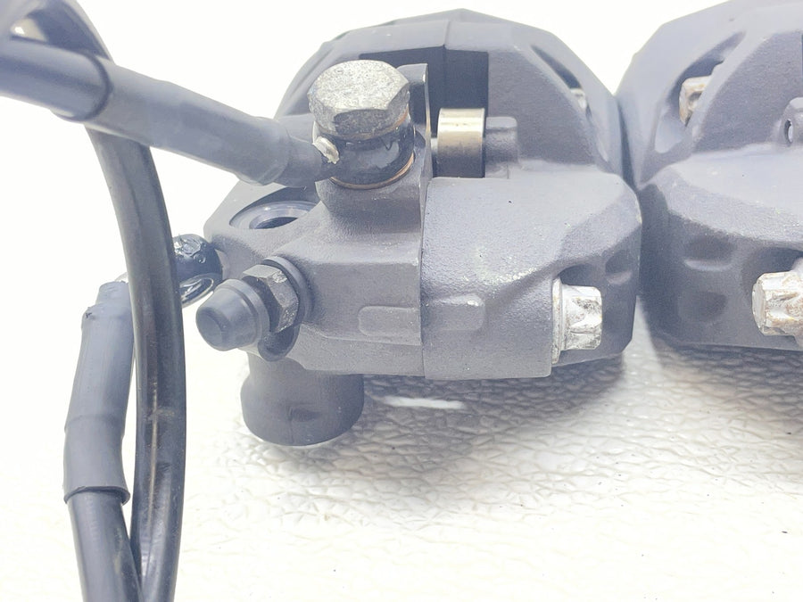 07-08 KAWASAKI NINJA ZX6R RIGHT LEFT FRONT BRAKE CALIPER SET PAIR CALIPERS
