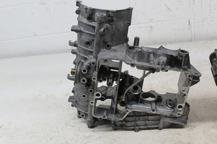 90-93 KAWASAKI NINJA ZX6 ZX600D ENGINE MOTOR CRANKCASE CRANK CASES BLOCK