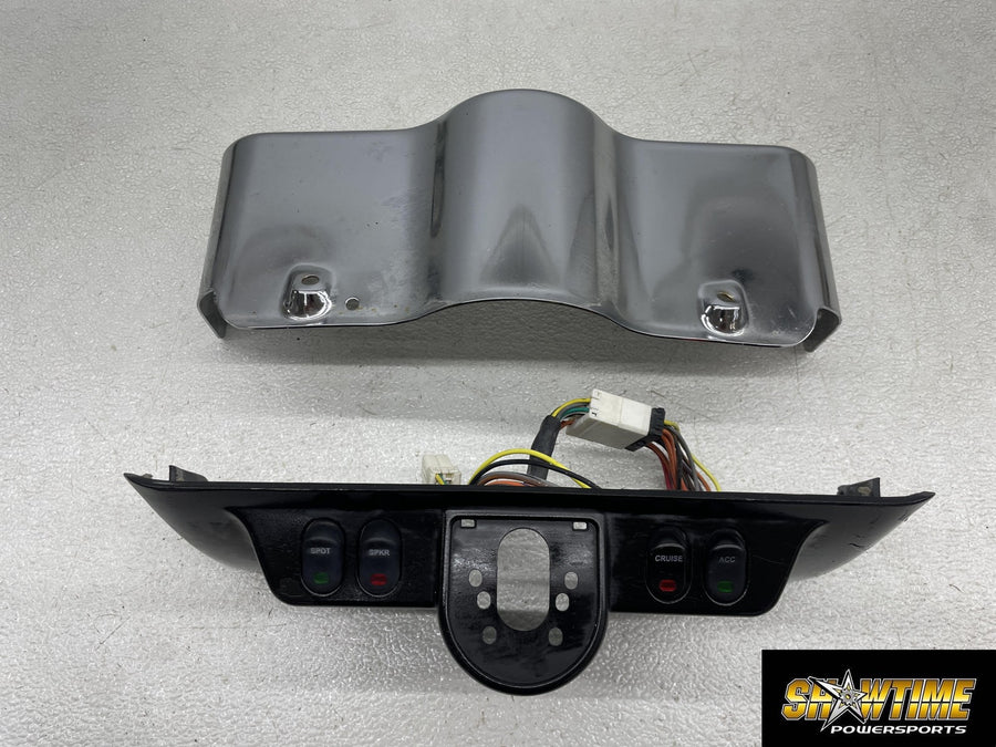 07-11 HARLEY-DAVIDSON ELECTRA GLIDE ULTRA CLASSIC DASHBOARD SWITCH PANEL COVER