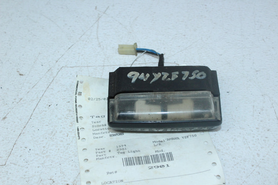 1994 YAMAHA YFZ 750 PARTS LOT REAR TAG LIGHT KILL SWITCH SEAT LATCH FAN