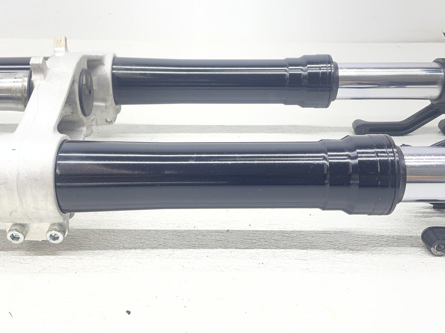 19-23 KAWASAKI NINJA ZX6R ZX636 FRONT END FORKS SUSPENSION TRIPLE TREE STRAIGHT