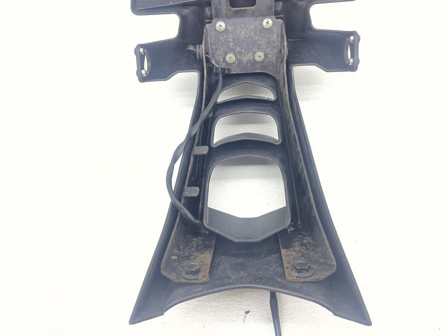 11-13 YAMAHA FZ8 REAR BACK FENDER MUD GUARD TAG LIGHT MOUNT