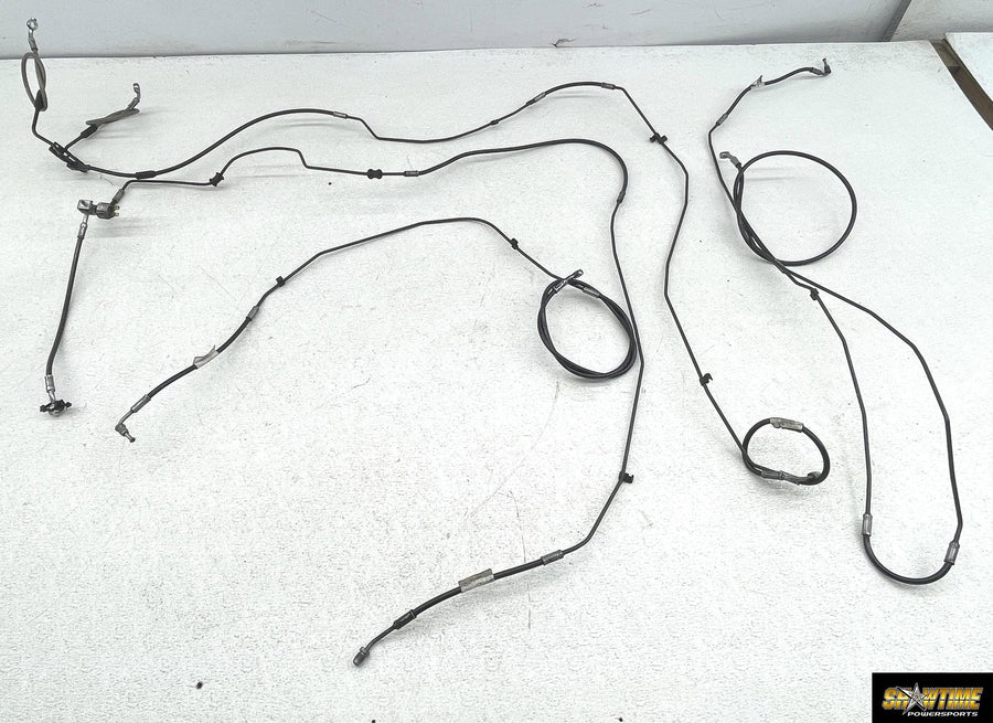 12-17 VICTORY CROSS COUNTRY TOUR ABS BRAKE LINES HOSES HOSE LINE FRONT REAR SET