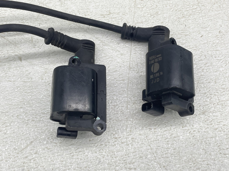 15-18 DUCATI SCRAMBLER 800 IGNITION COILS COIL SPARK PLUG CAPS 0040100503