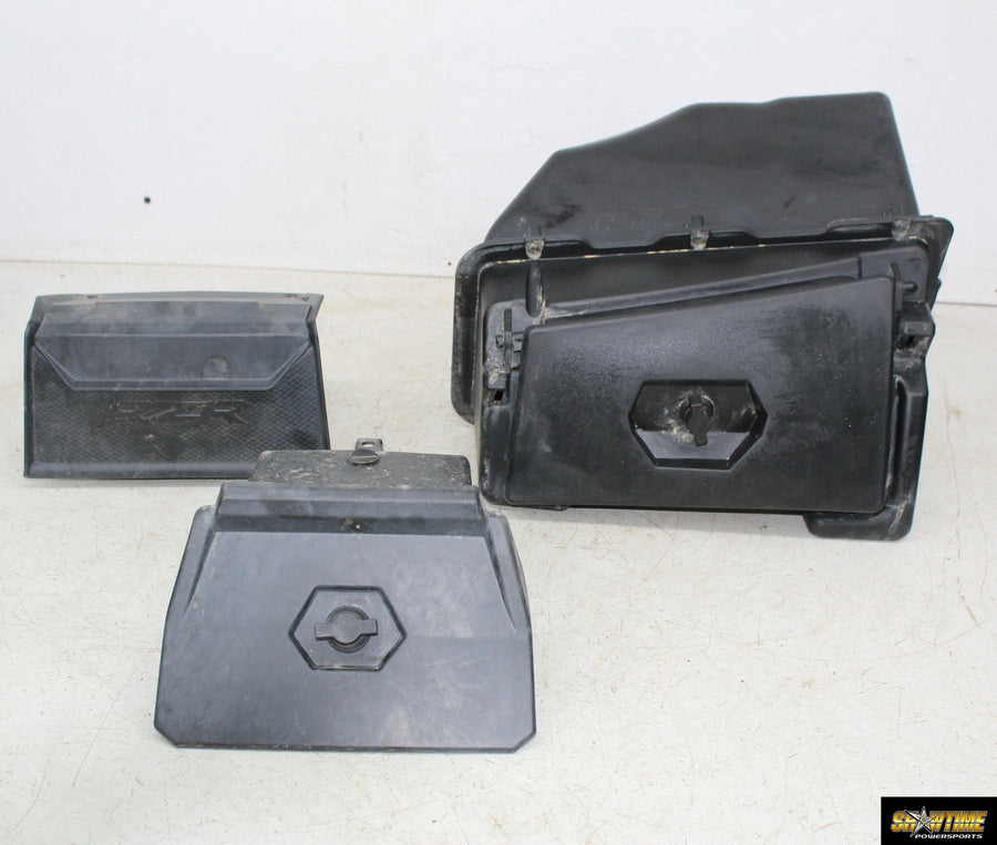 22 POLARIS RZR XP 1000 INTERIOR STORAGE BOX KIT GLOVE BOX POUCH CENTER CONSOLE