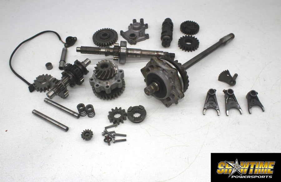 15-25 KAWASAKI TERYX 800 KRF800 ENGINE MOTOR TRANSMISSION GEARS SHAFT DRUM