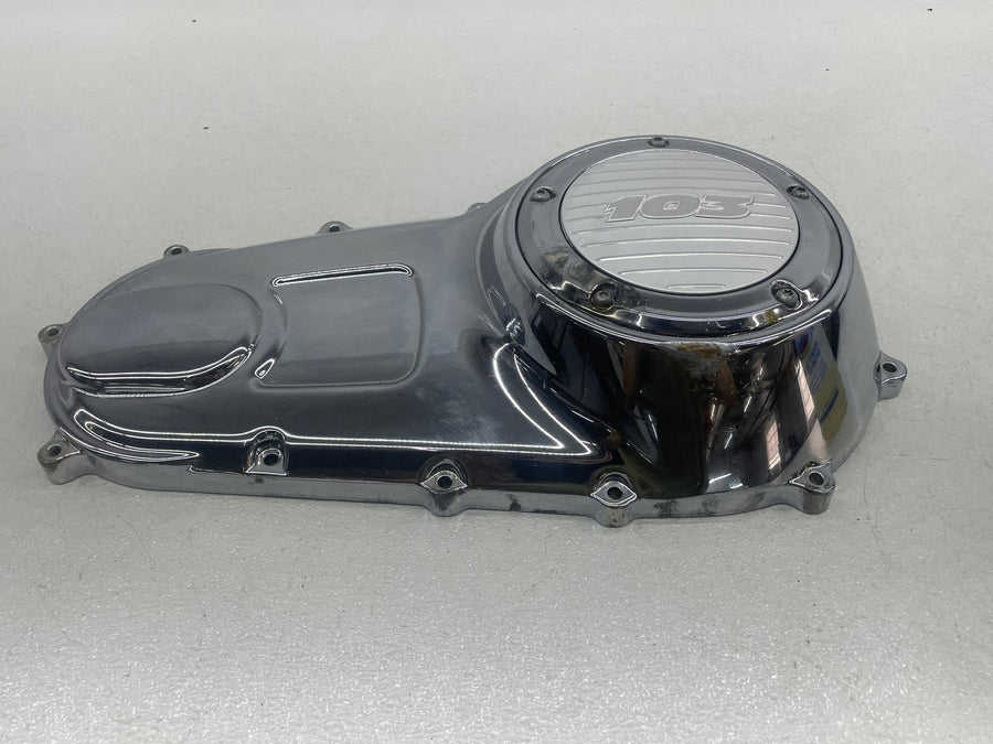 07-11 HARLEY-DAVIDSON STREET GLIDE FLHX 103CI ENGINE OUTER CLUTCH SIDE COVER