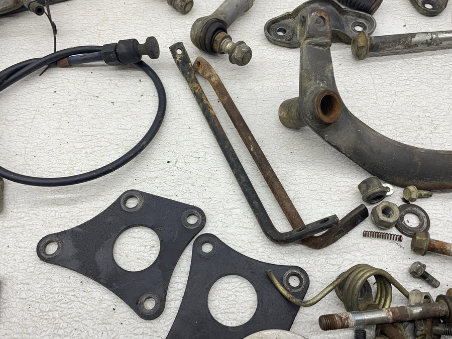 91-96 HONDA FOURTRAX 200 TRX200 TYPE II PARTS HARDWARE TIE RODS PEGS PEDAL MOUNT