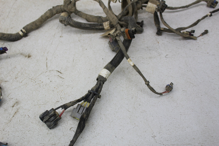 22 POLARIS RZR XP 1000 MAIN ENGINE WIRING HARNESS MOTOR WIRE LOOM (DAMAGE)
