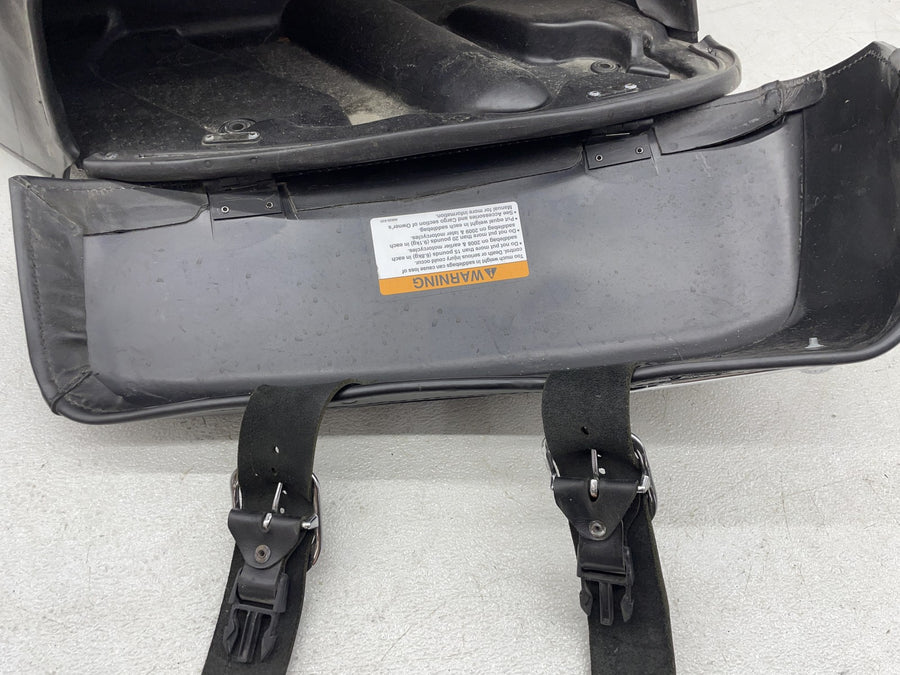 07-11 HARLEY-DAVIDSON ROAD KING CLASSIC FLHRC LEATHER SADDLEBAGS STORAGE PAIR