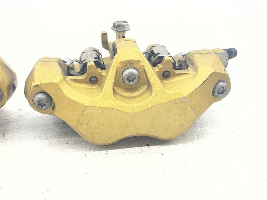 04-05 KAWASAKI NINJA ZX10R RIGHT LEFT FRONT BRAKE CALIPER SET PAIR CALIPERS