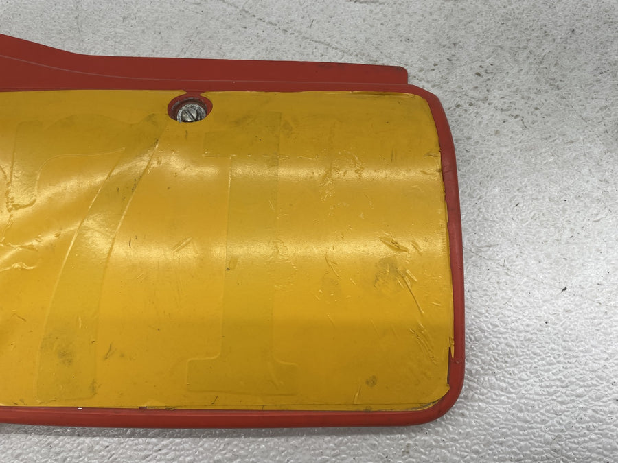 83-84 HONDA XR350R LEFT REAR NUMBER PLATE AIRBOX COVER PANEL COWL
