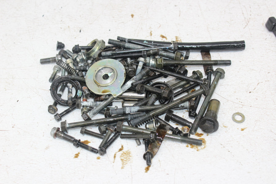 80 KAWASAKI ZX600A PART LOT OIL PUMP SENSOR NUTS BOLTS