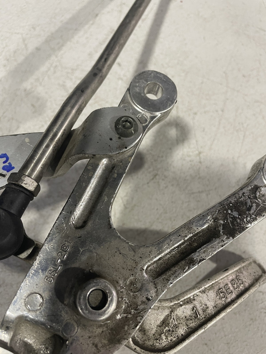 03-05 YAMAHA YZF R6/YZF R6S LEFT REARSET REAR SET FOOT PEG W SHIFTER AND LINKAGE