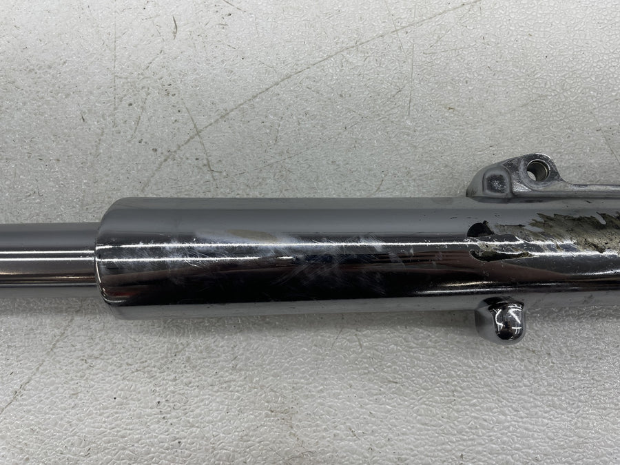 13 HARLEY-DAVIDSON ROAD GLIDE CVO CUSTOM FLTRXSE2 LEFT FRONT FORK SHOCK CHROME