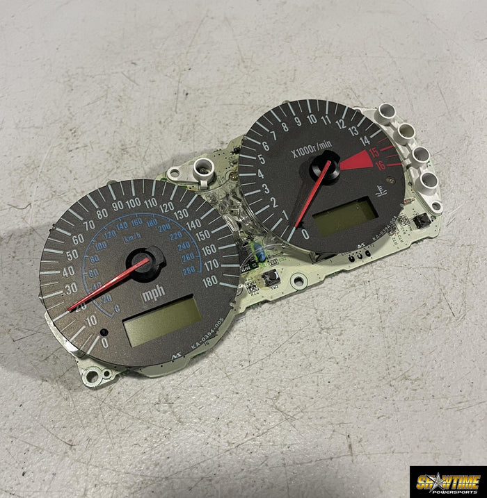 00-02 KAWASAKI NINJA ZX6R SPEEDO TACH GAUGES DISPLAY CLUSTER SPEEDOMETER