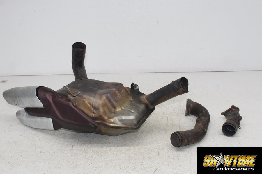 13 DUCATI MULTISTRADA 1200 FULL EXHAUST SYSTEM HEADERS HEAD PIPE MUFFLER