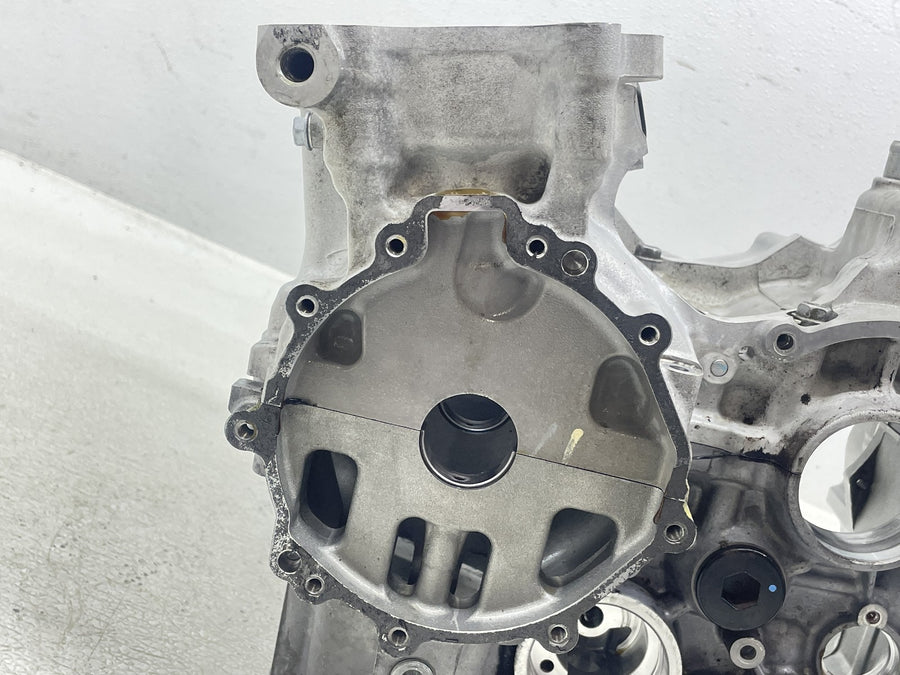 13-18 KAWASAKI NINJA ZX6R 636 ENGINE CRANKCASE CRANK CASE BLOCK CYLINDERS PISTON