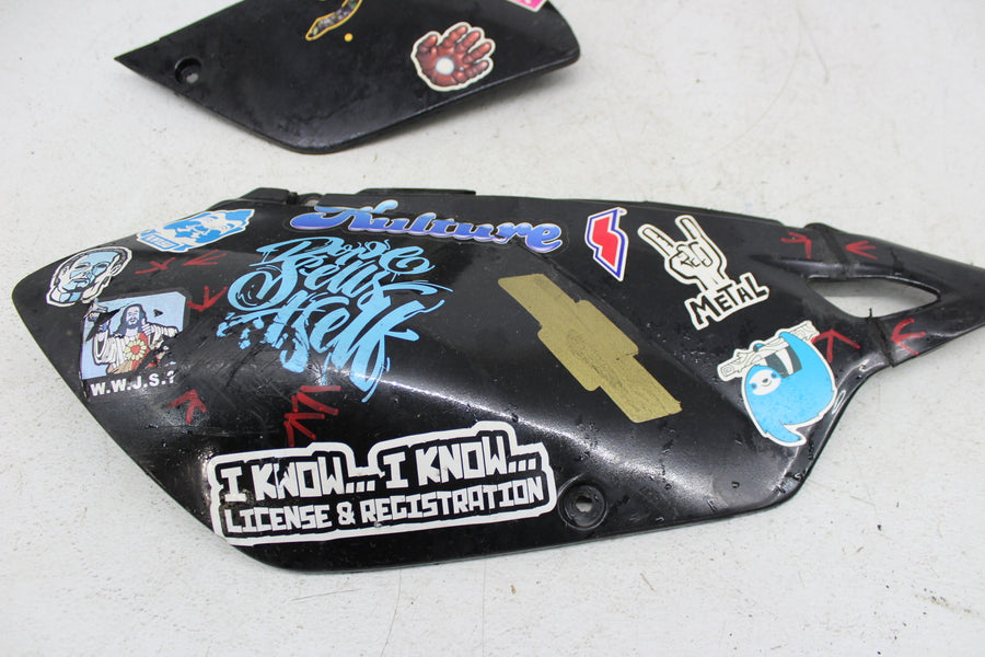 05-24 SUZUKI DRZ400SM DRZ 400 LEFT RIGHT REAR BACK SIDE NUMBER PLATE FAIRINGS