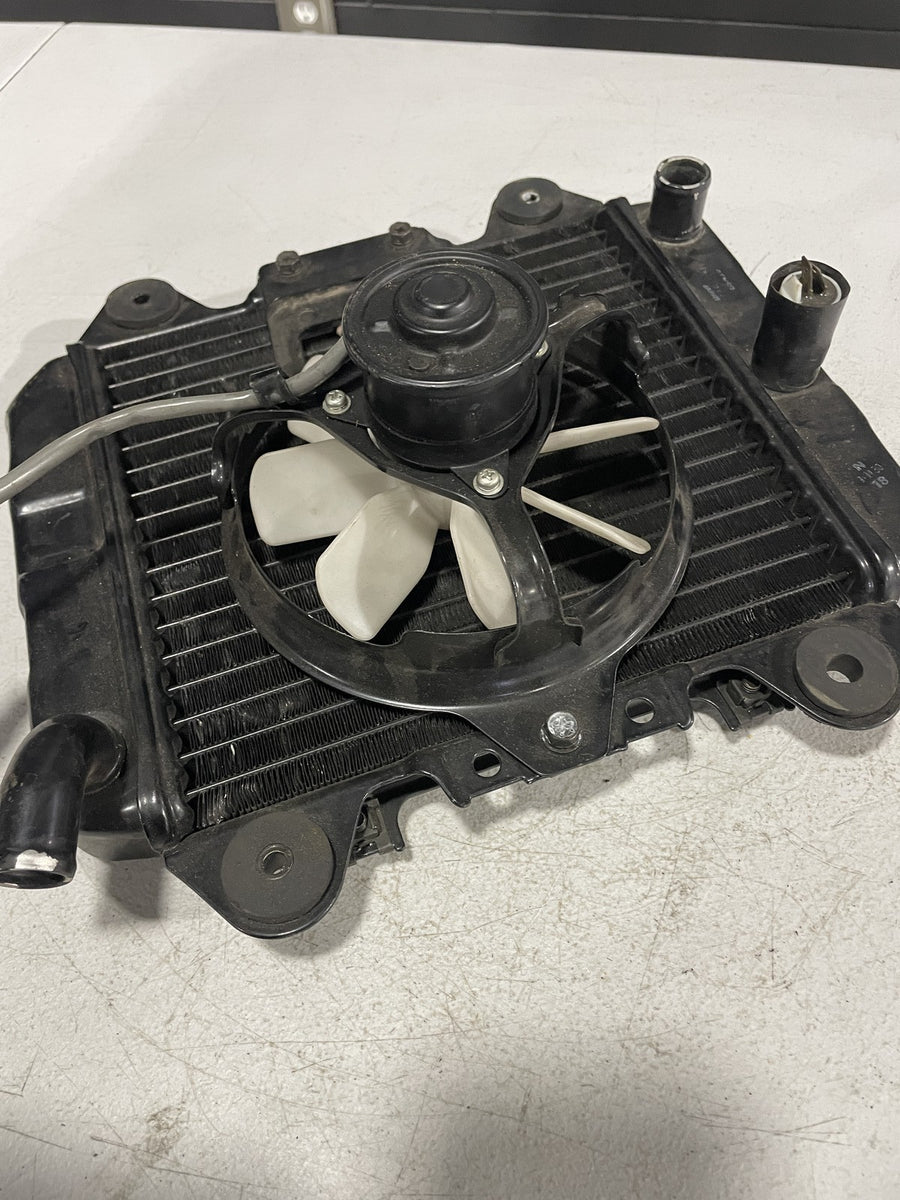 88-07 KAWASAKI NINJA 250R EX250F ENGINE RADIATOR MOTOR COOLER COOLING FAN