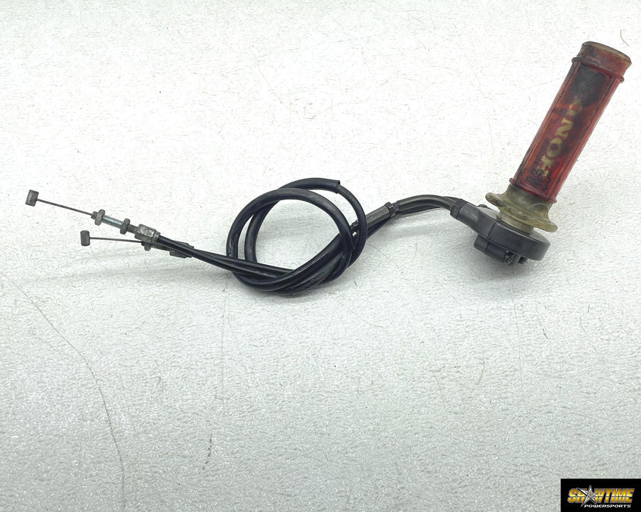 00-01 HONDA RVT1000R RC51 SP1 THROTTLE TWIST GRIP SENSOR FLY BY W/ CABLE