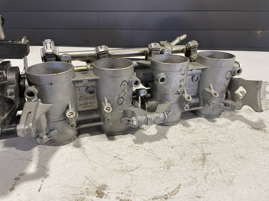 06-07 SUZUKI GSXR600 THROTTLE BODY BODIES FUEL INJECTORS STVA TPS 13405-01H11