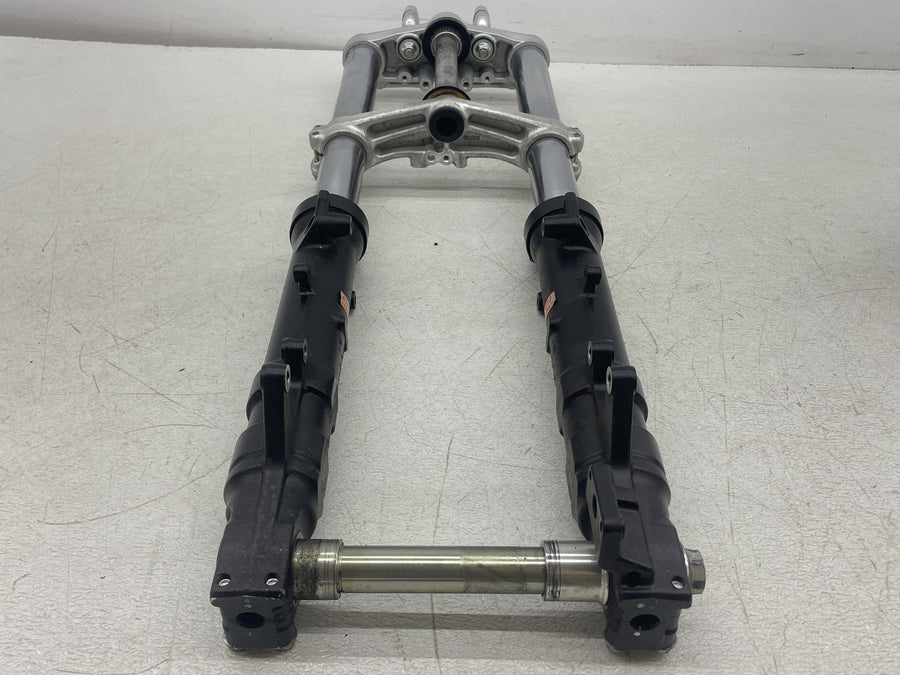 11-12 SUZUKI BANDIT GSX1250FA FRONT FORKS SUSPENSION TRIPLE TREE STRAIGHT