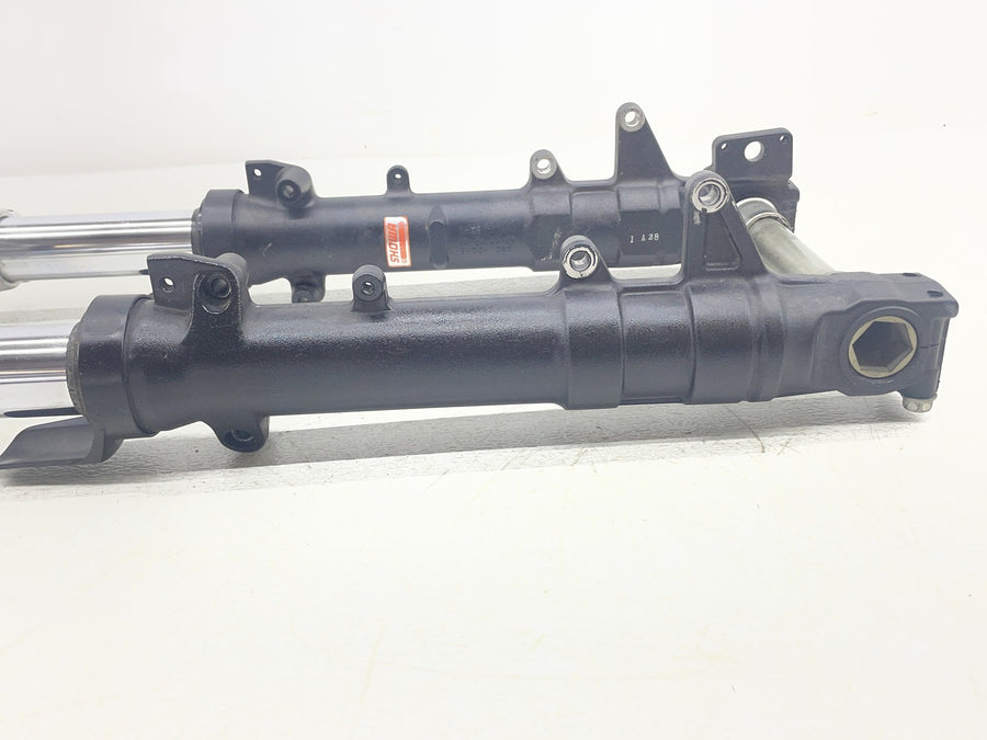 11-12 SUZUKI BANDIT GSX1250FA FRONT FORKS SUSPENSION TRIPLE TREE STRAIGHT