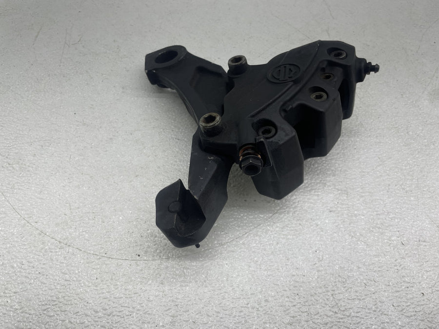 12-16 HARLEY-DAVIDSON STREET GLIDE FLHX REAR BACK BRAKE CALIPER W MOUNT BRACKET