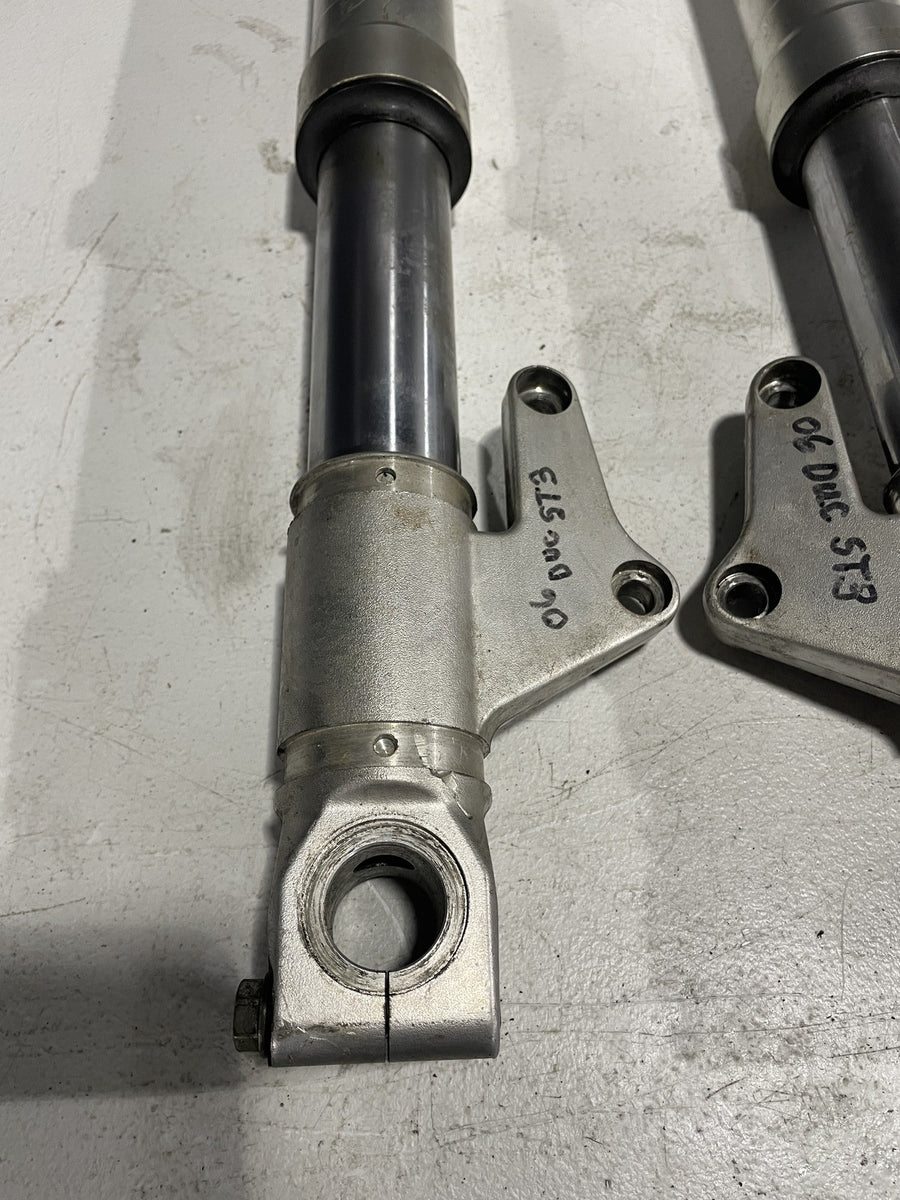 2007 DUCATI ST3 FRONT FORKS SHOCK SUSPENSION SET PAIR