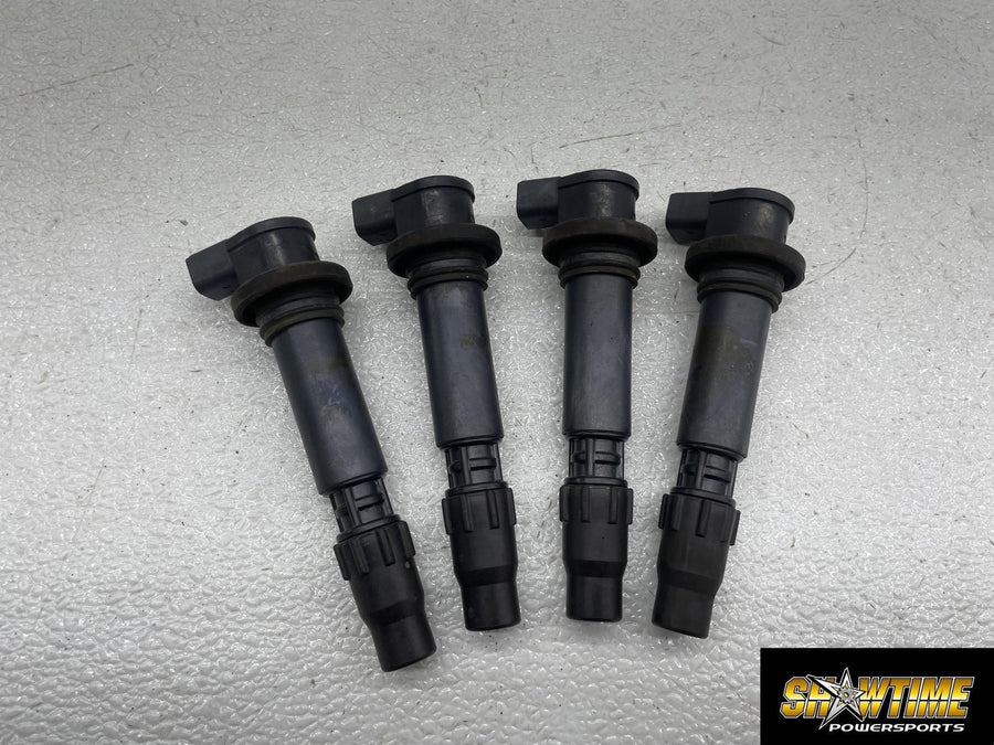 06-07 SUZUKI GSXR600 IGNITION COILS COIL SPARK PLUG CAPS