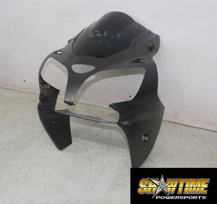 00-02 KAWASAKI NINJA ZX6R FRONT UPPER NOSE FAIRING COWL SHROUD (SEE DESCP)
