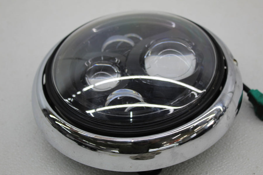 00-06 HARLEY-DAVIDSON ROAD KING CLASSIC FLHRCI SINGLE HEADLIGHT HEAD LIGHT (READ
