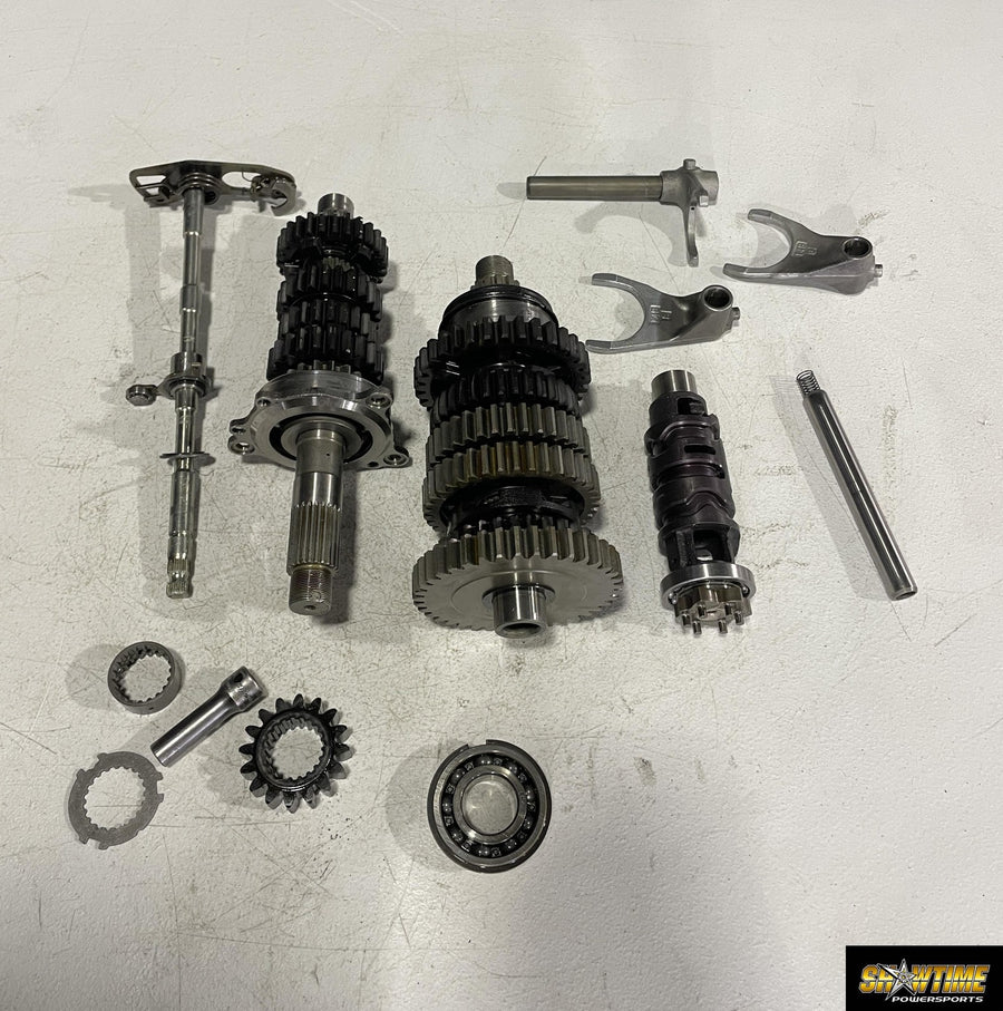 09-14 YAMAHA YZF R1 ENGINE TRANSMISSION GEARS OUTPUT MAIN SHAFT