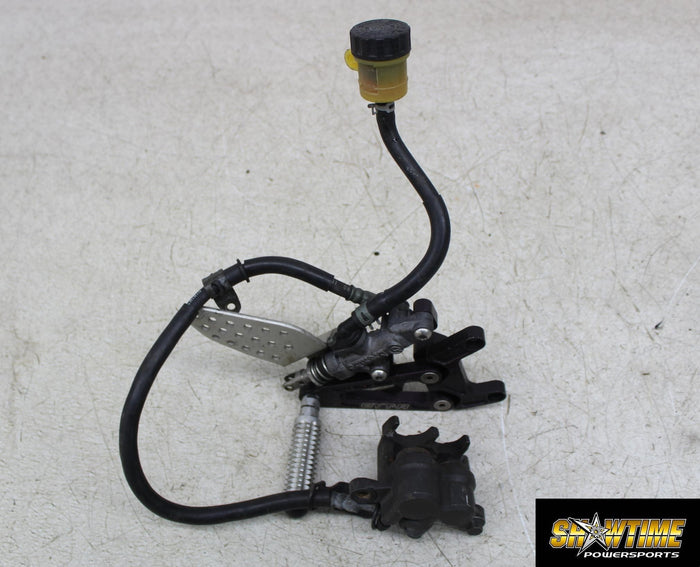 00-01 YAMAHA YZF R1 GYT-R RIGHT REARSET DRIVER FOOT PEG REAR BRAKE CALIPER