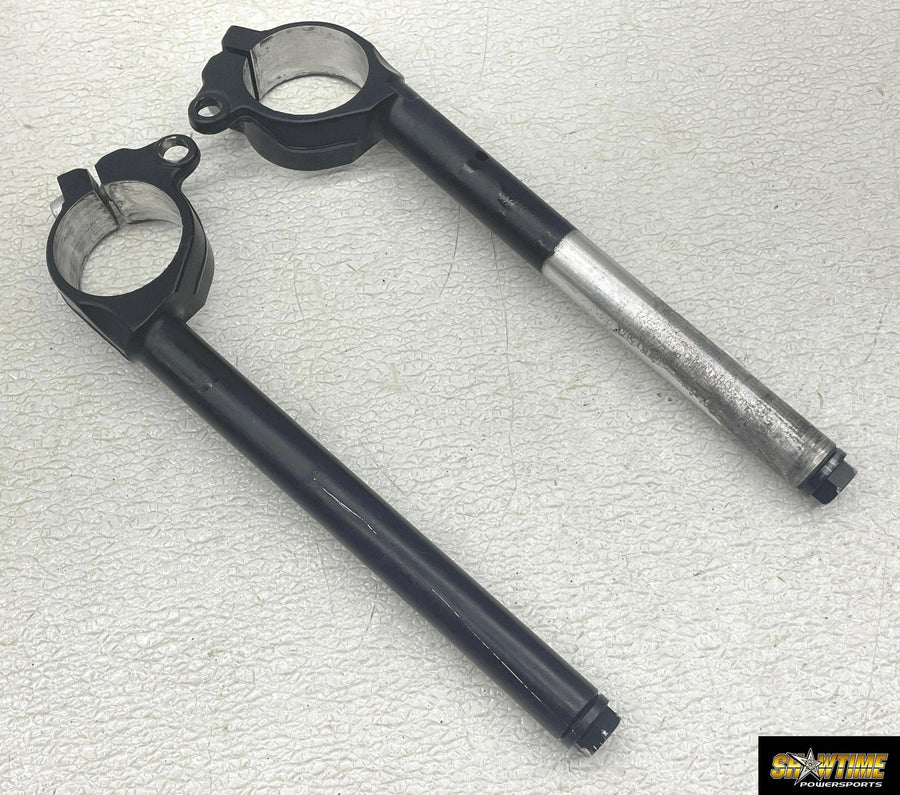 07-08 KAWASAKI NINJA ZX6R LEFT RIGHT CLIP ON ONS HANDLEBARS PAIR SET