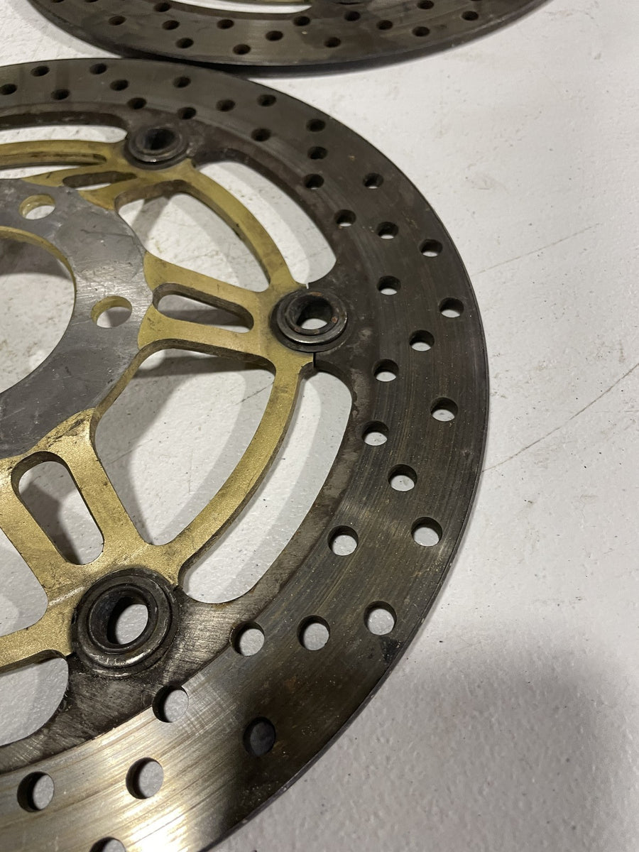 99-02 SUZUKI SV650 FRONT LEFT RIGHT BRAKE ROTORS DISCS