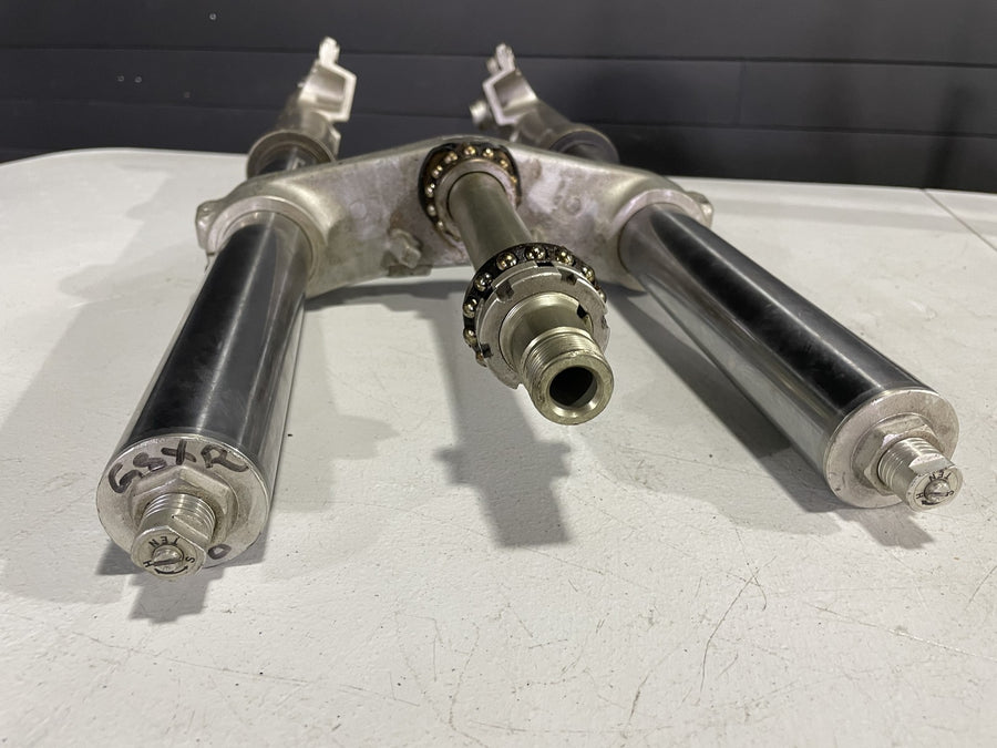 97-00 SUZUKI GSXR600 FRONT FORKS SHOCK SUSPENSION SET LOWER TRIPLE TREE
