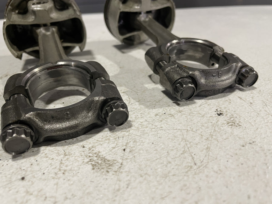 01-02 SUZUKI GSXR1000 ENGINE MOTOR BLOCK PISTONS 12111-40F00-0F0 12160-40F00