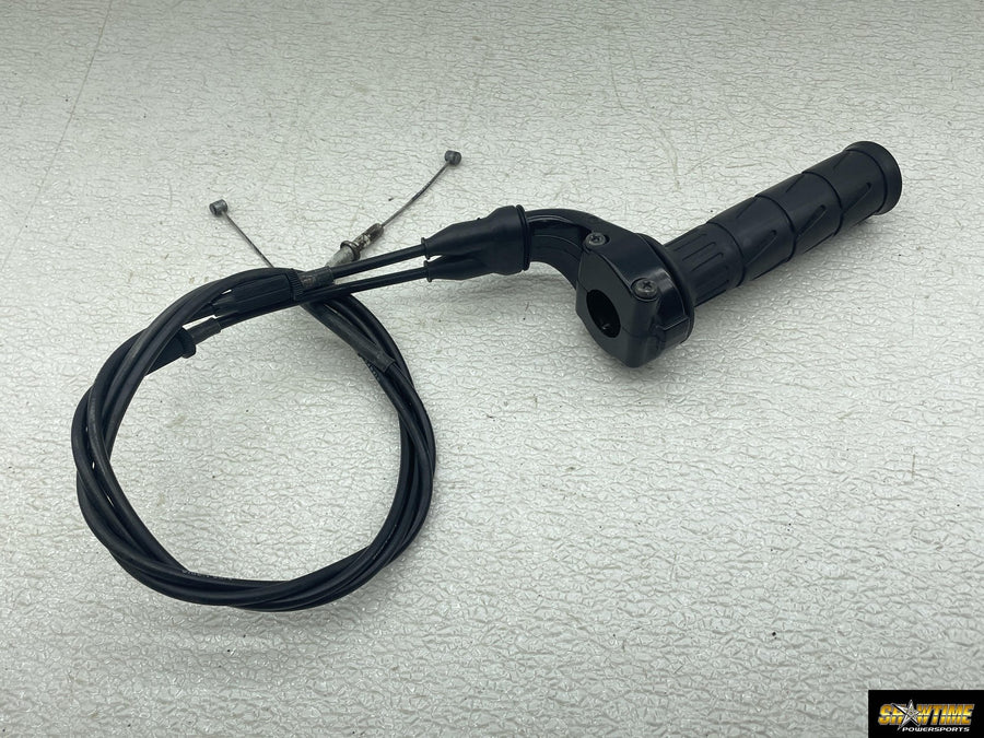 07-08 KAWASAKI NINJA ZX6R THROTTLE TWIST GRIP SENSOR FLY BY CABLES