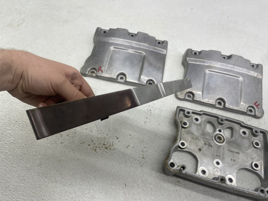 01-06 HARLEY-DAVIDSON SOFTAIL STANDARD FXSTI ENGINE ROCKER BOXES VALVE COVERS