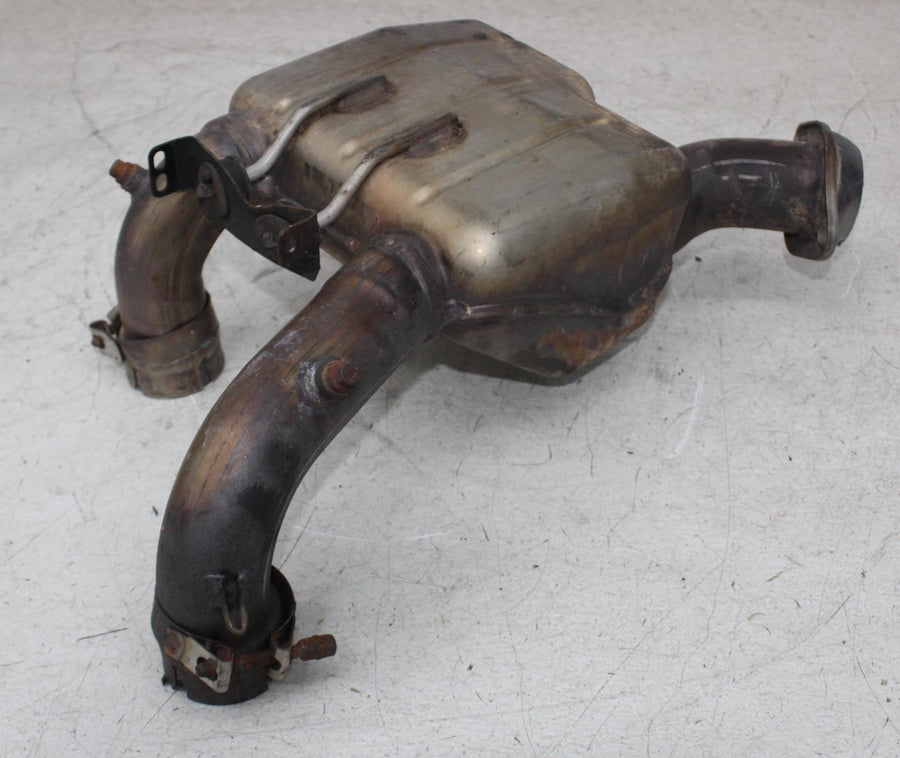10-12 CAN-AM SPYDER ROADSTER RT EXHAUST HEADER PIPES MANIFOLD CHAMBER